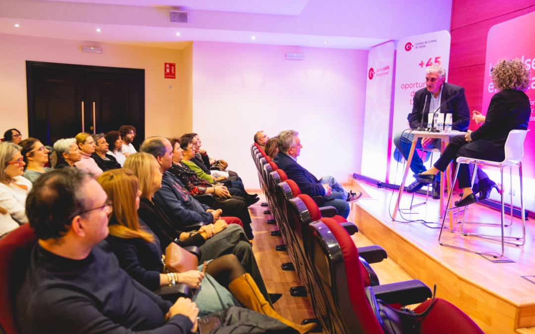 Missatge de la Cambra de Lleida i Fernando Romay als majors de 45 anys: “Sou vàlids i podeu continuar aportant a la societat”