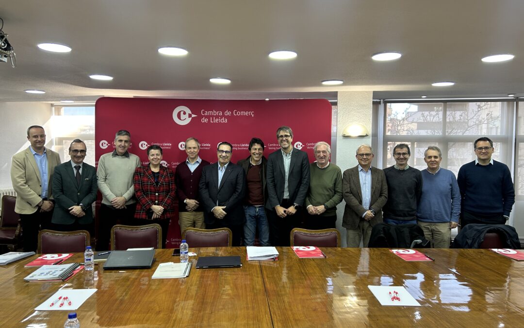 La Cambra de Comerç de Lleida acull la visita dels tècnics del BEI per avaluar la terminal ferroviària multimodal de mercaderies