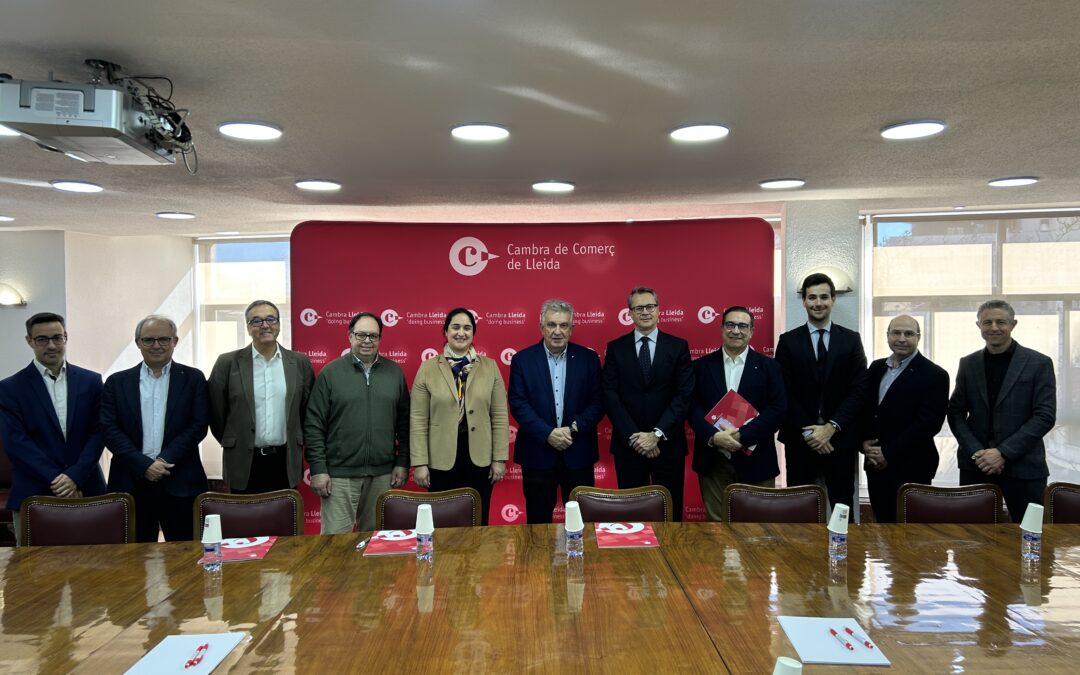 La Cambra de Comerç de Lleida rep la visita de la Consolessa General de França a Barcelona