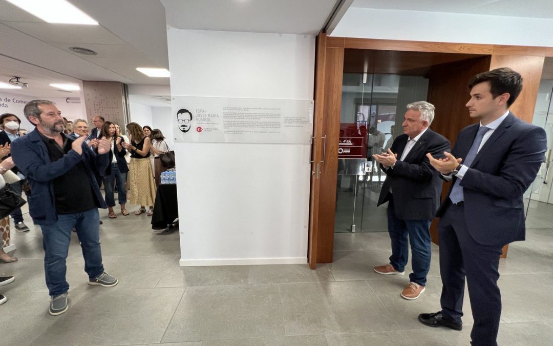 La Cambra de Comerç de Lleida inaugura l’Espai Josep Maria Rusiñol
